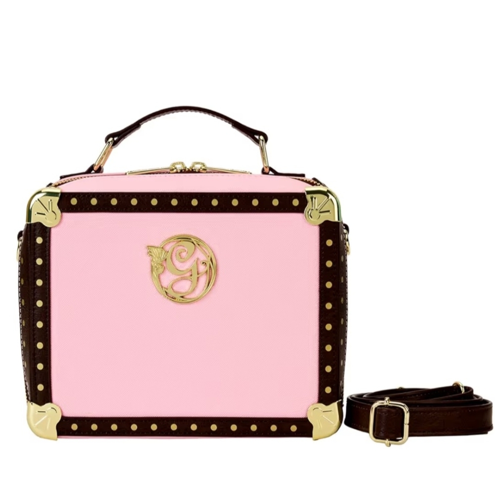 Pink and Brown Designer Women's Bag